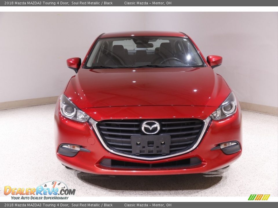 2018 Mazda MAZDA3 Touring 4 Door Soul Red Metallic / Black Photo #2