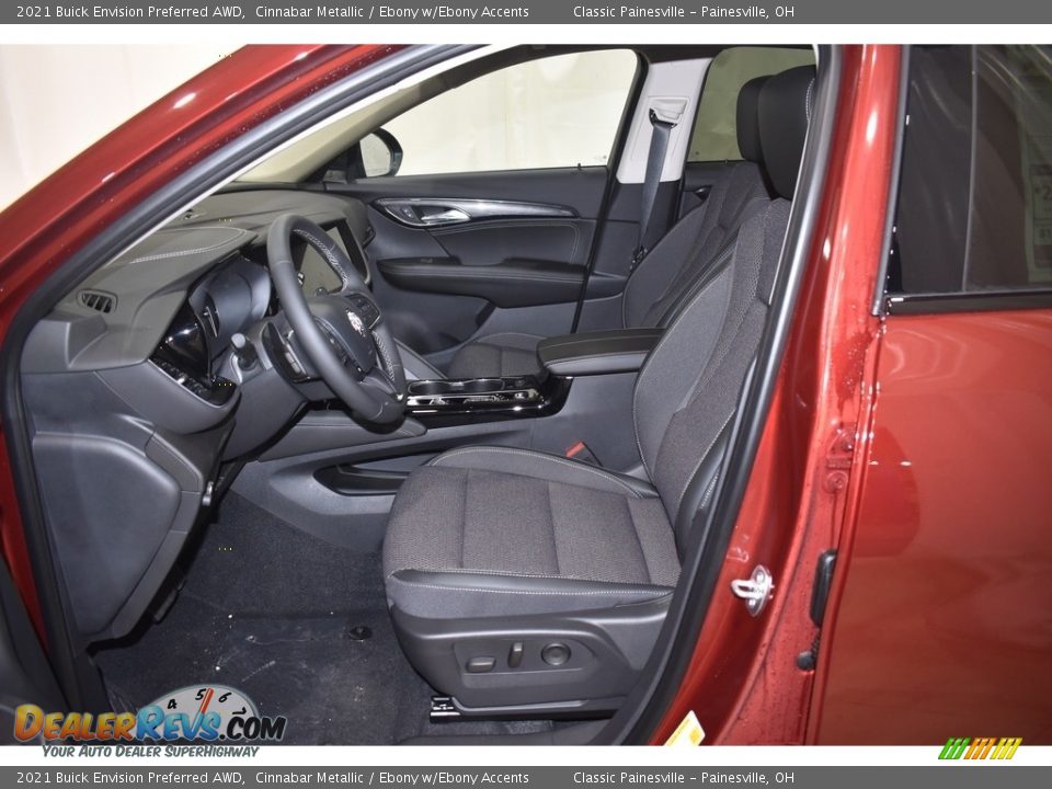 2021 Buick Envision Preferred AWD Cinnabar Metallic / Ebony w/Ebony Accents Photo #6