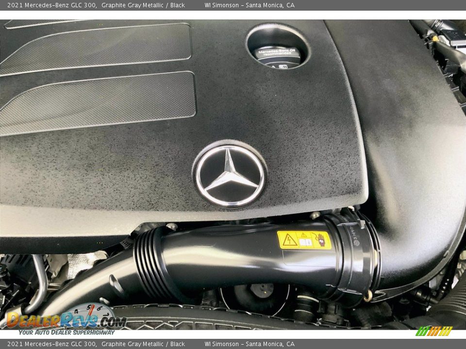 2021 Mercedes-Benz GLC 300 Graphite Gray Metallic / Black Photo #32