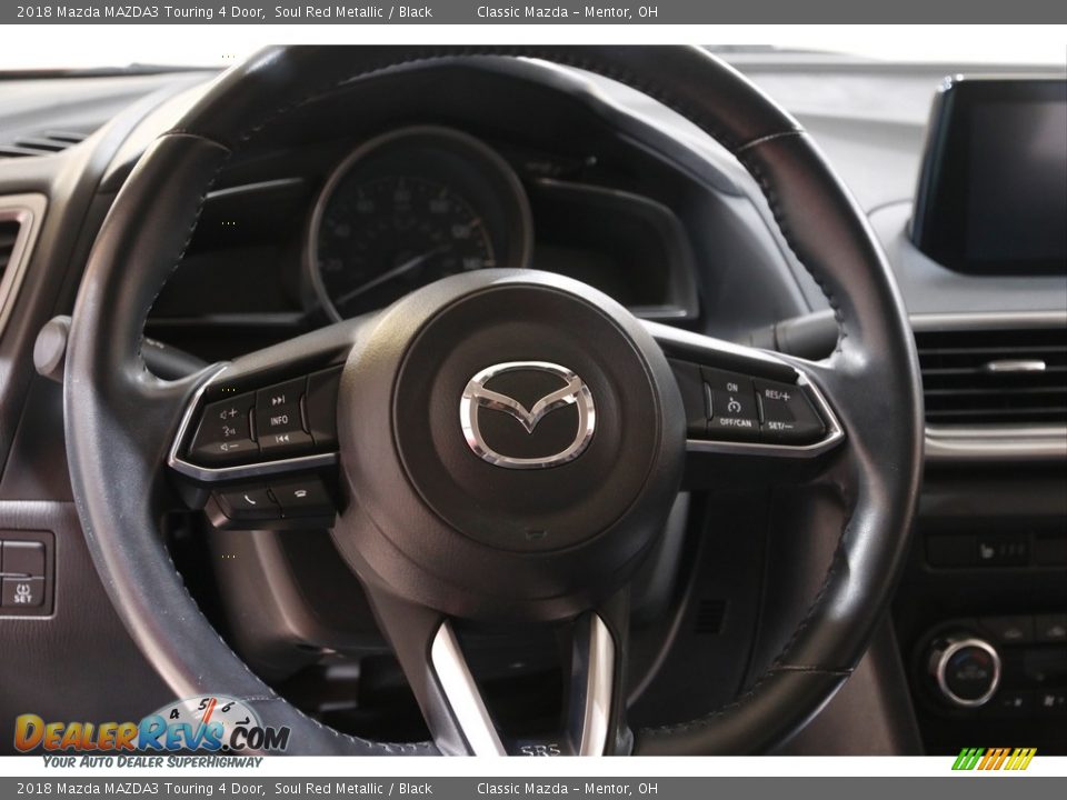 2018 Mazda MAZDA3 Touring 4 Door Soul Red Metallic / Black Photo #7