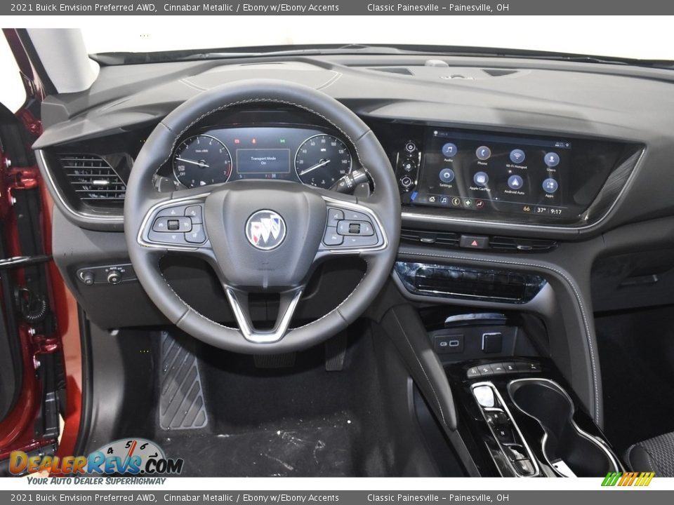 2021 Buick Envision Preferred AWD Cinnabar Metallic / Ebony w/Ebony Accents Photo #11