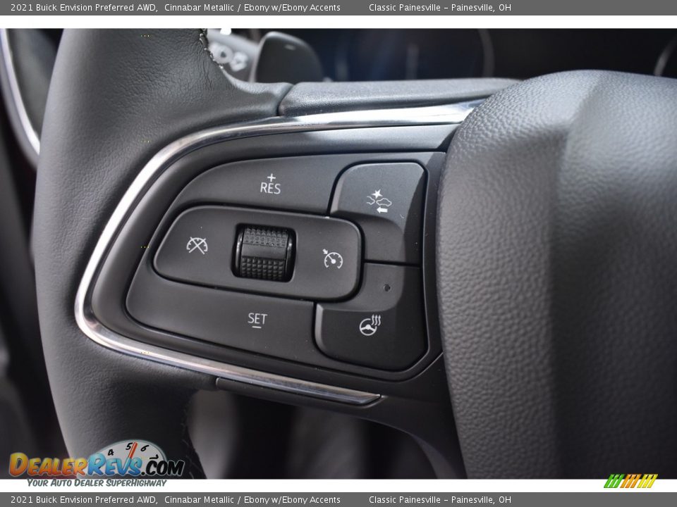 2021 Buick Envision Preferred AWD Cinnabar Metallic / Ebony w/Ebony Accents Photo #13