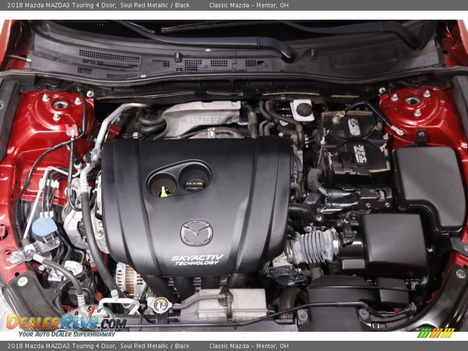 2018 Mazda MAZDA3 Touring 4 Door Soul Red Metallic / Black Photo #18