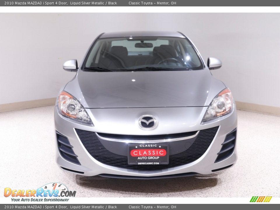 2010 Mazda MAZDA3 i Sport 4 Door Liquid Silver Metallic / Black Photo #2