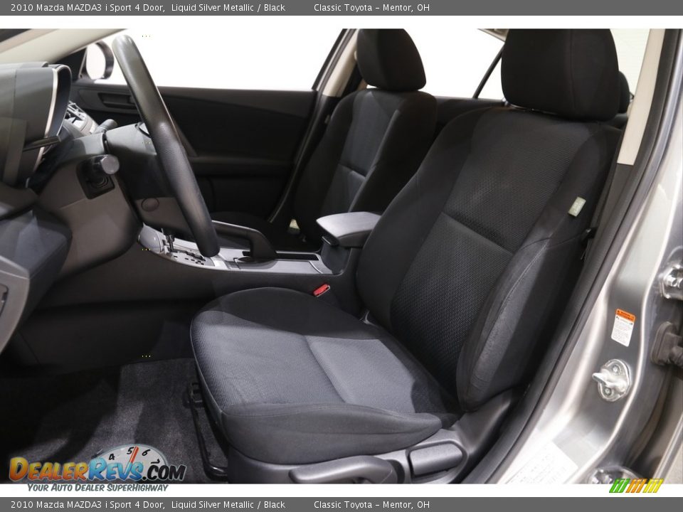 2010 Mazda MAZDA3 i Sport 4 Door Liquid Silver Metallic / Black Photo #5