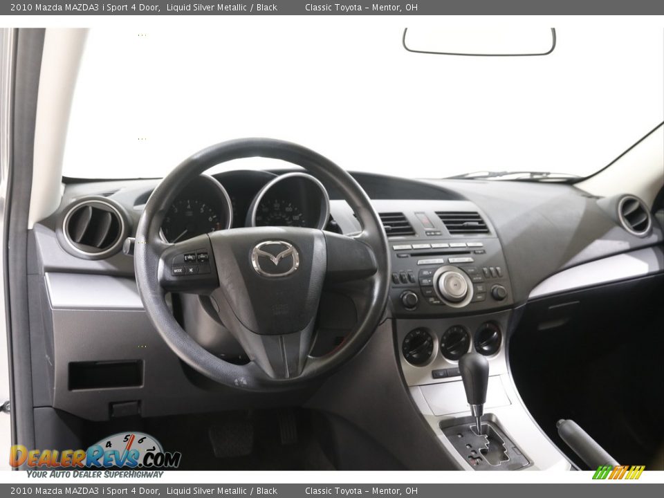 2010 Mazda MAZDA3 i Sport 4 Door Liquid Silver Metallic / Black Photo #6