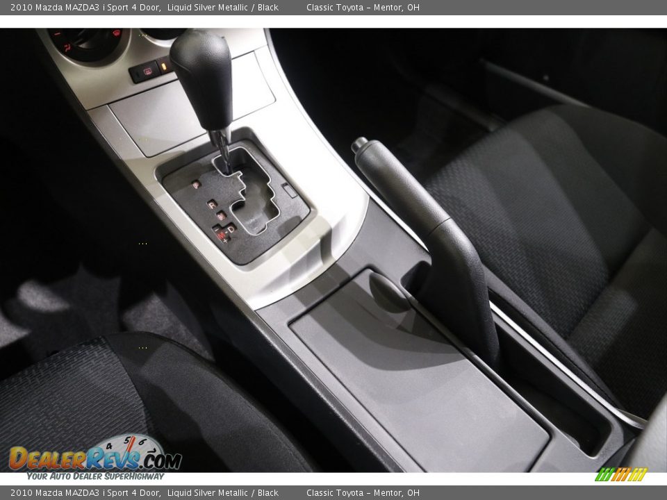 2010 Mazda MAZDA3 i Sport 4 Door Liquid Silver Metallic / Black Photo #12