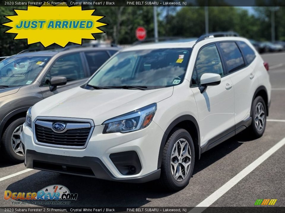 2020 Subaru Forester 2.5i Premium Crystal White Pearl / Black Photo #1