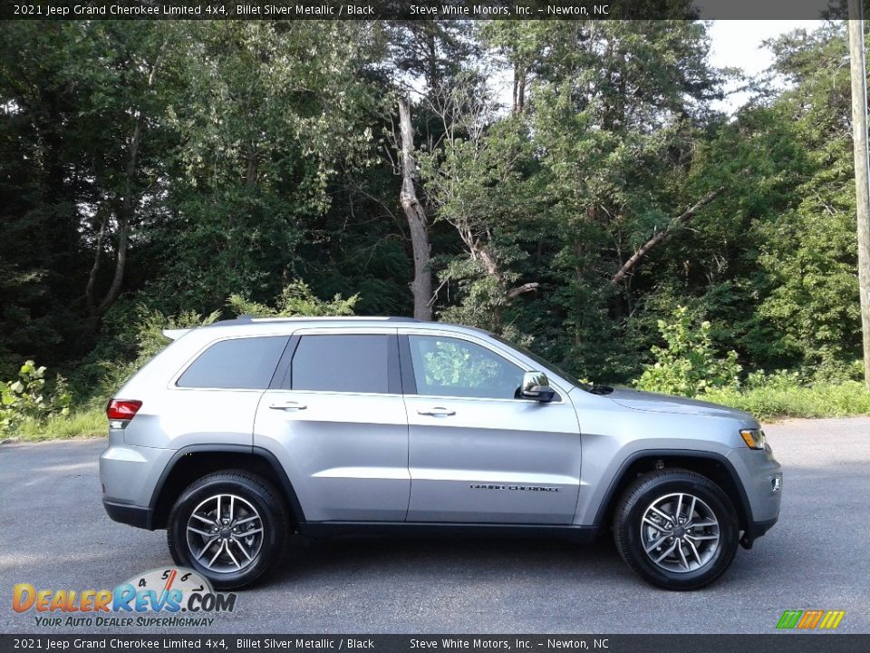 2021 Jeep Grand Cherokee Limited 4x4 Billet Silver Metallic / Black Photo #5