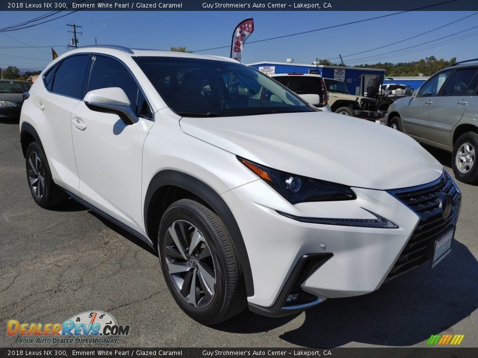 2018 Lexus NX 300 Eminent White Pearl / Glazed Caramel Photo #1