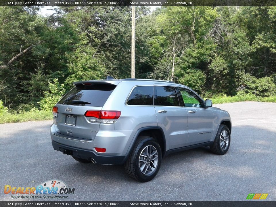 2021 Jeep Grand Cherokee Limited 4x4 Billet Silver Metallic / Black Photo #6