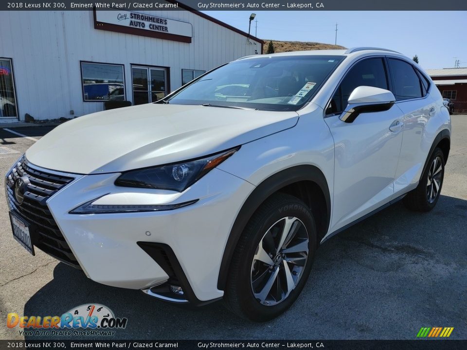 2018 Lexus NX 300 Eminent White Pearl / Glazed Caramel Photo #3