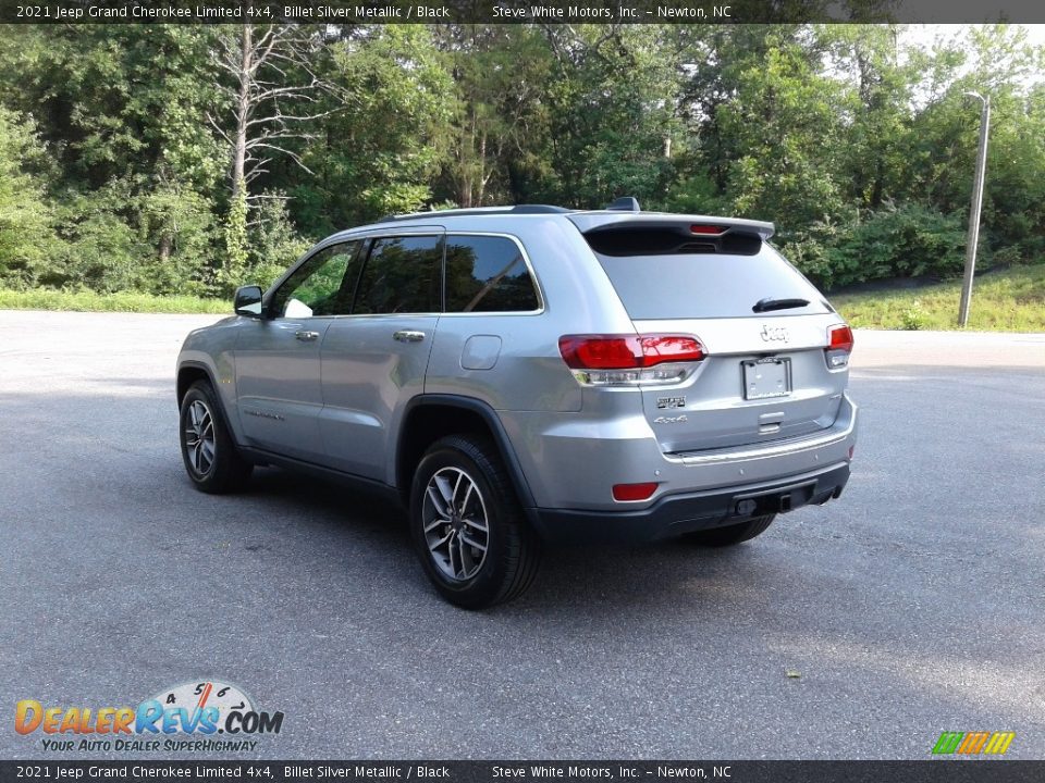 2021 Jeep Grand Cherokee Limited 4x4 Billet Silver Metallic / Black Photo #8