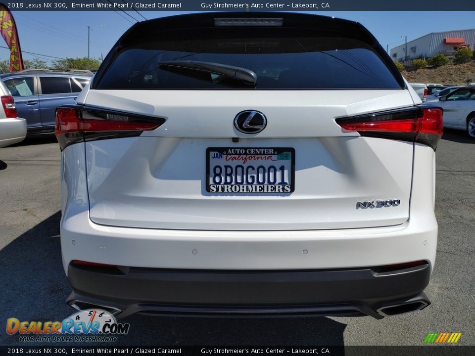 2018 Lexus NX 300 Eminent White Pearl / Glazed Caramel Photo #5