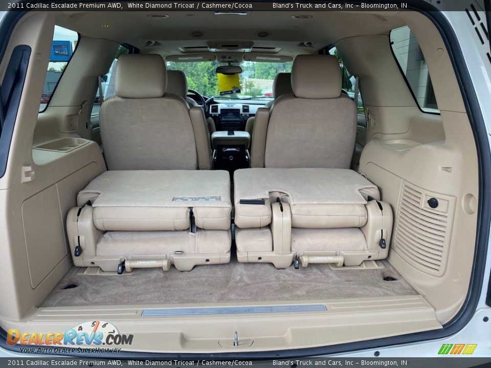 2011 Cadillac Escalade Premium AWD White Diamond Tricoat / Cashmere/Cocoa Photo #10