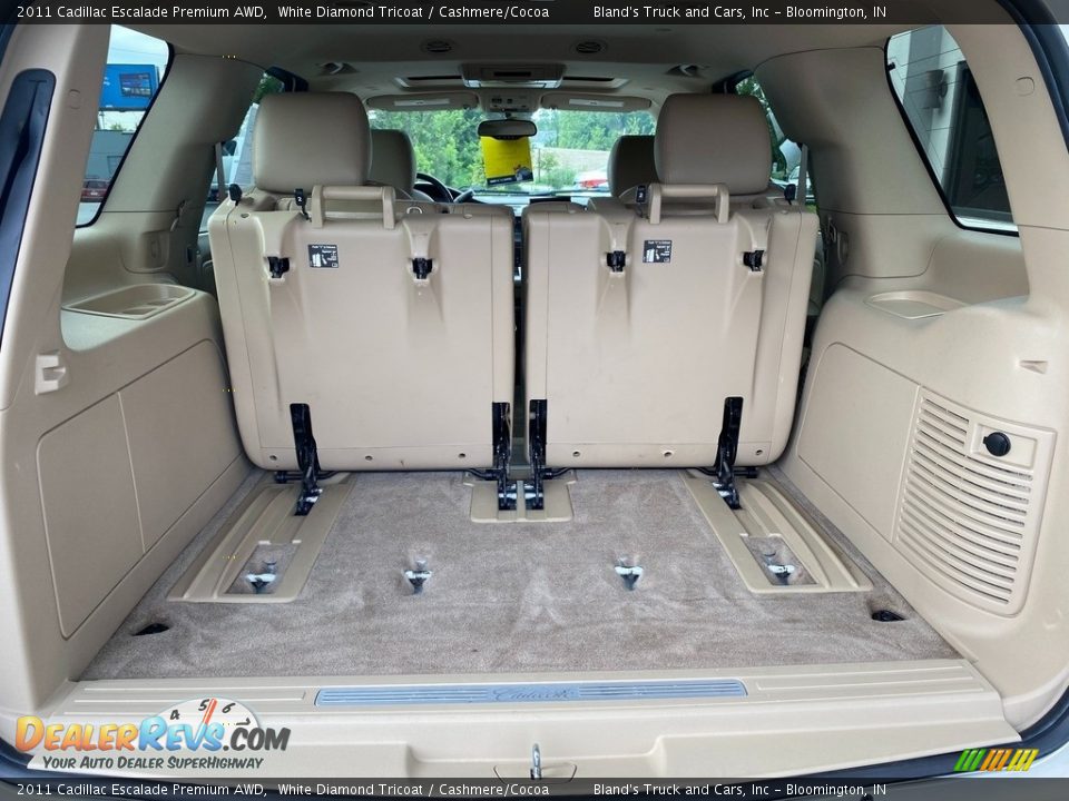 2011 Cadillac Escalade Premium AWD White Diamond Tricoat / Cashmere/Cocoa Photo #11