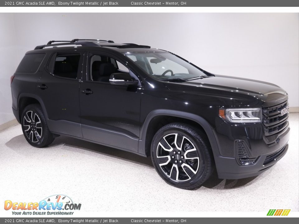 2021 GMC Acadia SLE AWD Ebony Twilight Metallic / Jet Black Photo #1