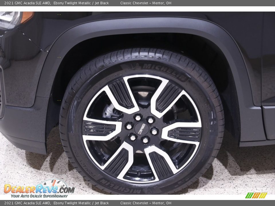 2021 GMC Acadia SLE AWD Ebony Twilight Metallic / Jet Black Photo #21