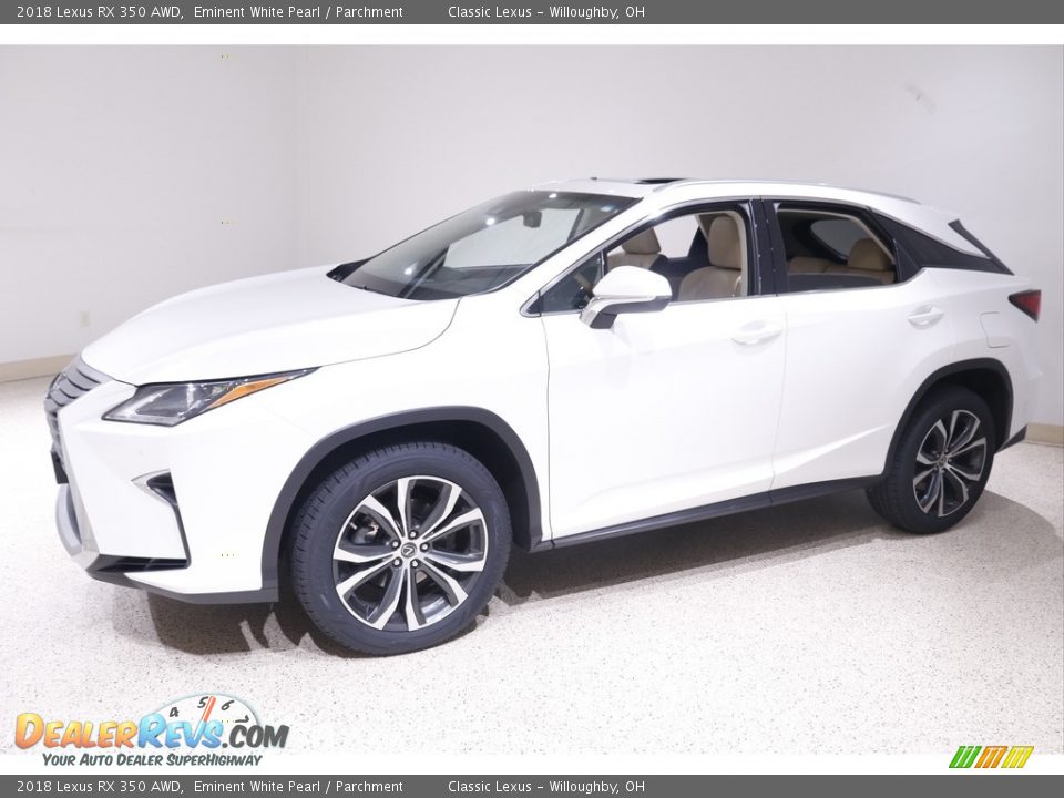 2018 Lexus RX 350 AWD Eminent White Pearl / Parchment Photo #3