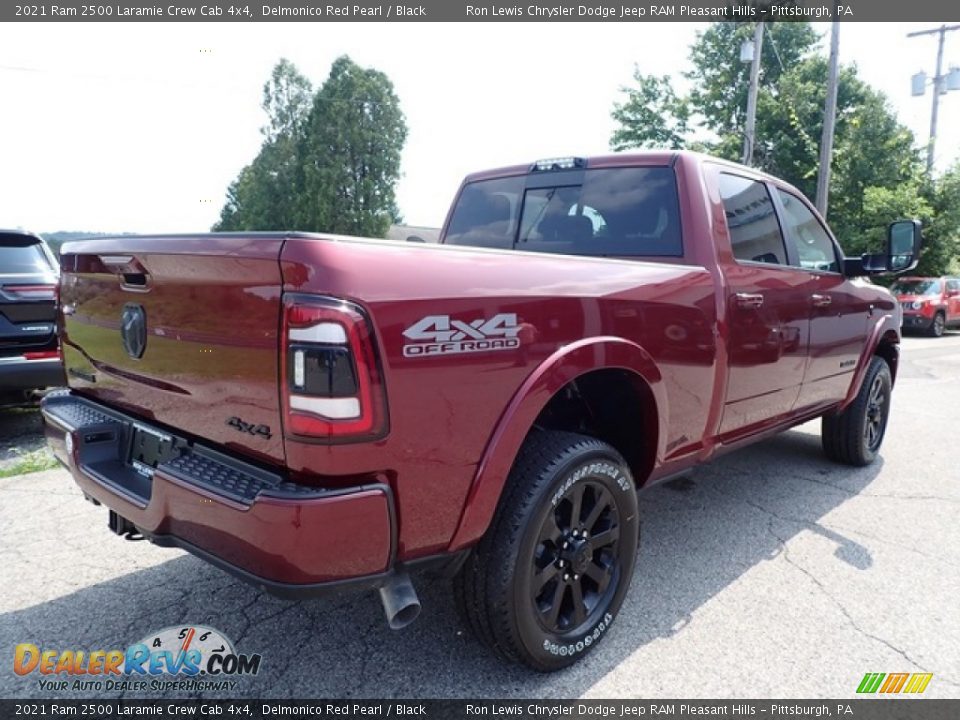 2021 Ram 2500 Laramie Crew Cab 4x4 Delmonico Red Pearl / Black Photo #5