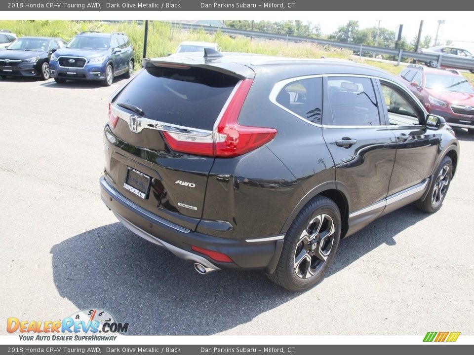 2018 Honda CR-V Touring AWD Dark Olive Metallic / Black Photo #5