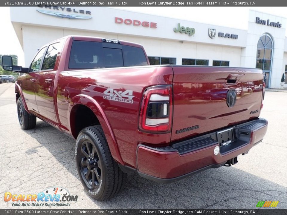 2021 Ram 2500 Laramie Crew Cab 4x4 Delmonico Red Pearl / Black Photo #7