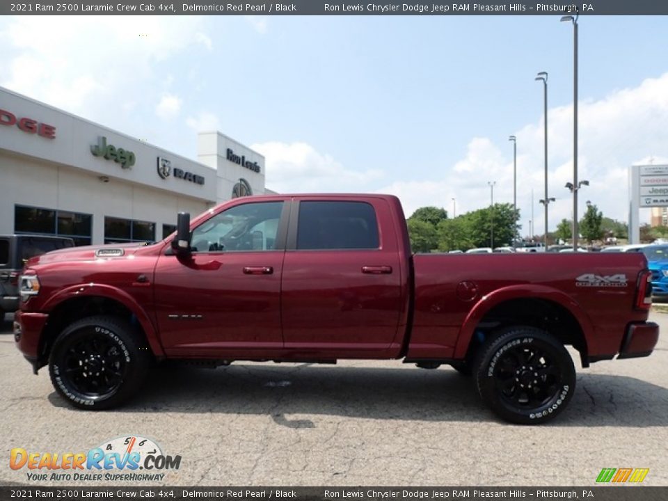 2021 Ram 2500 Laramie Crew Cab 4x4 Delmonico Red Pearl / Black Photo #8