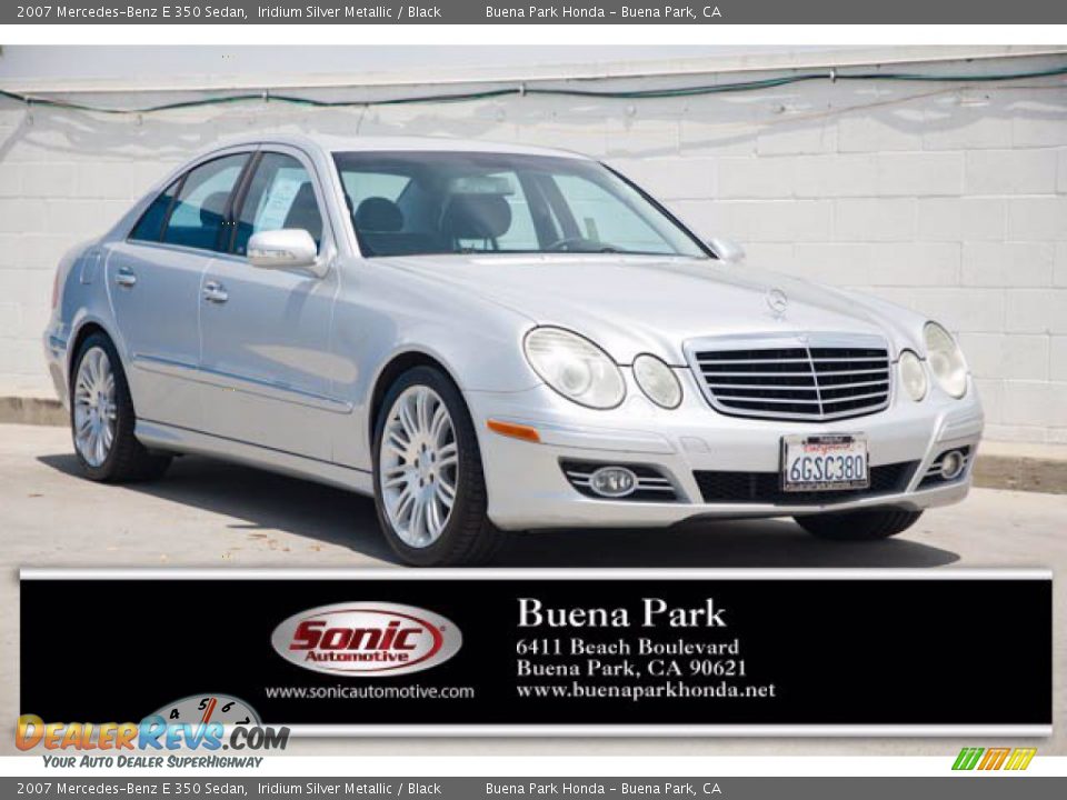 2007 Mercedes-Benz E 350 Sedan Iridium Silver Metallic / Black Photo #1