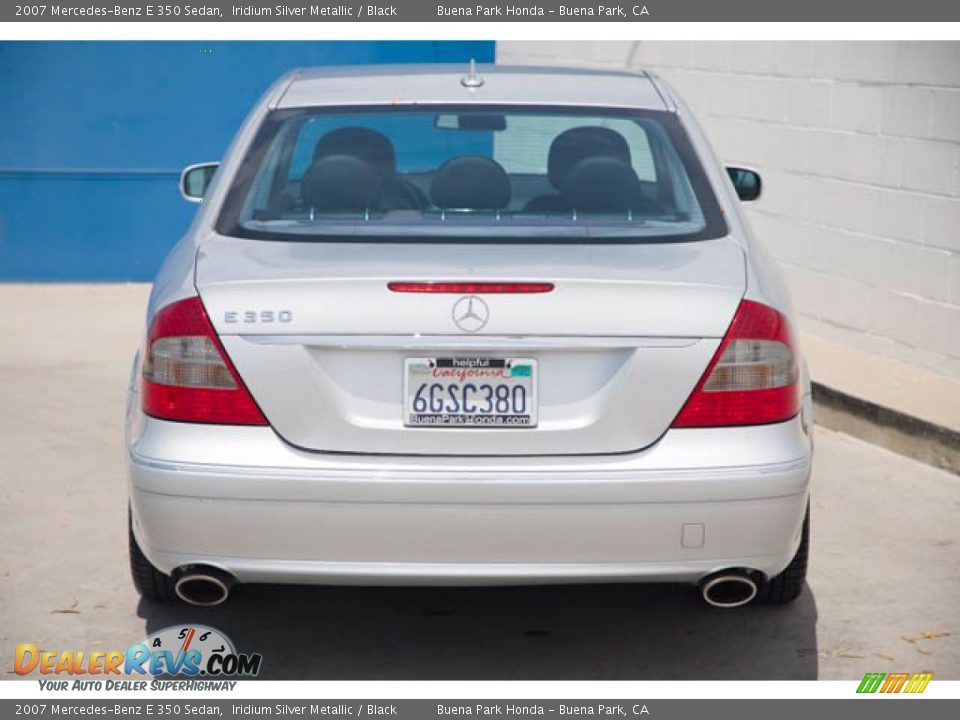 2007 Mercedes-Benz E 350 Sedan Iridium Silver Metallic / Black Photo #9