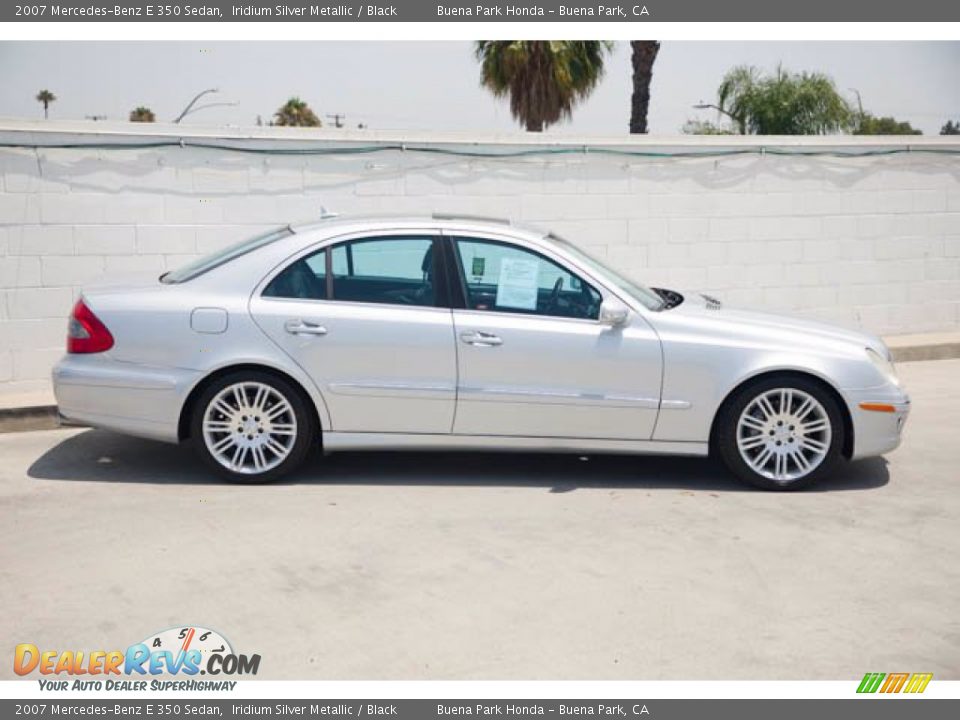 2007 Mercedes-Benz E 350 Sedan Iridium Silver Metallic / Black Photo #12