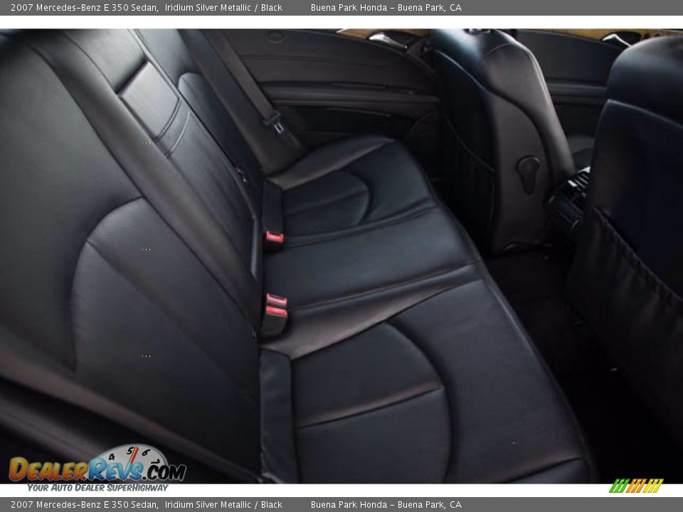 2007 Mercedes-Benz E 350 Sedan Iridium Silver Metallic / Black Photo #20