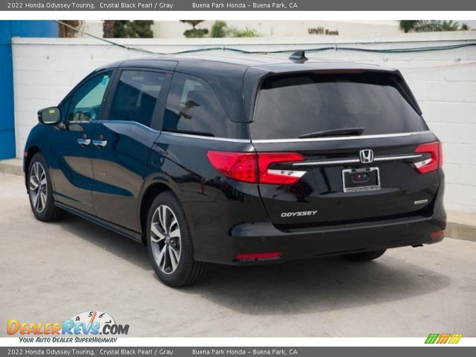 2022 Honda Odyssey Touring Crystal Black Pearl / Gray Photo #2