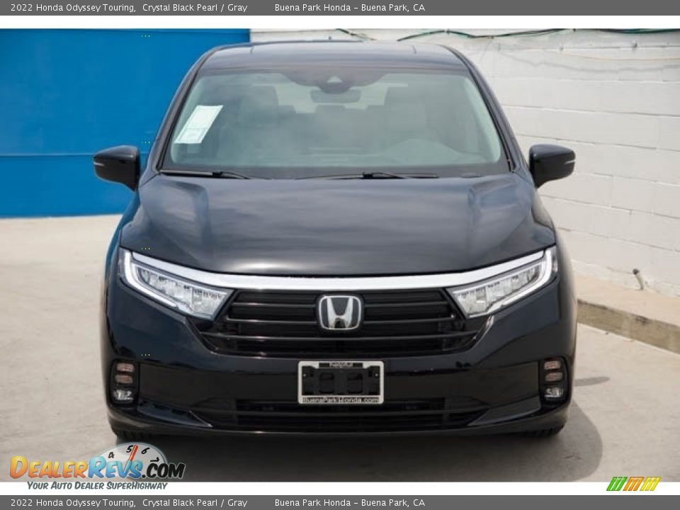 2022 Honda Odyssey Touring Crystal Black Pearl / Gray Photo #3