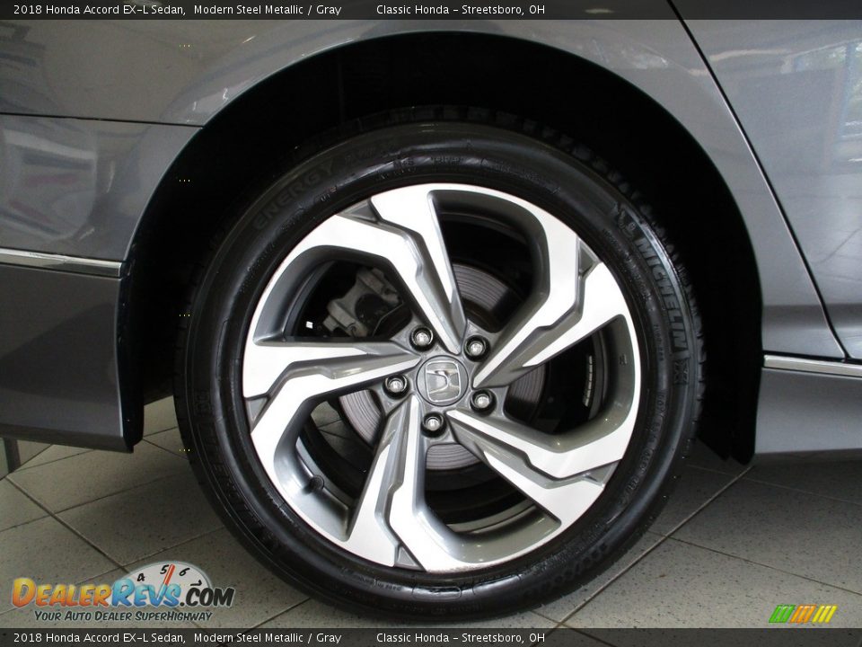 2018 Honda Accord EX-L Sedan Modern Steel Metallic / Gray Photo #6