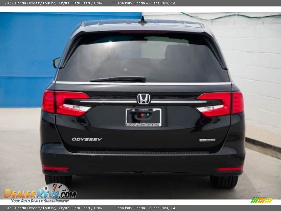 2022 Honda Odyssey Touring Crystal Black Pearl / Gray Photo #5