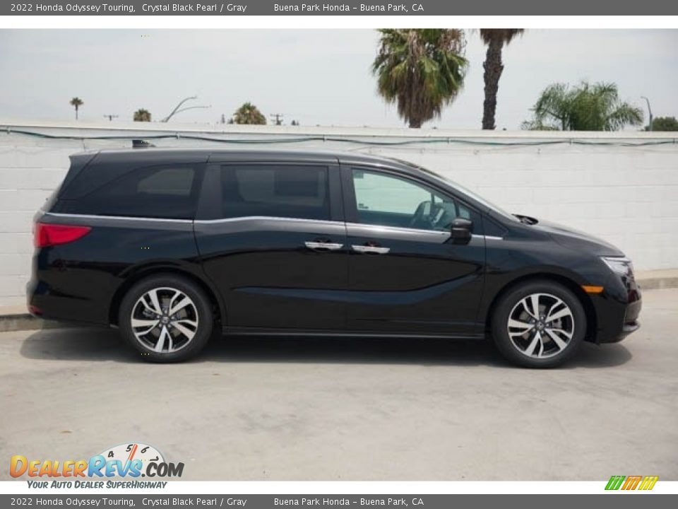 Crystal Black Pearl 2022 Honda Odyssey Touring Photo #6