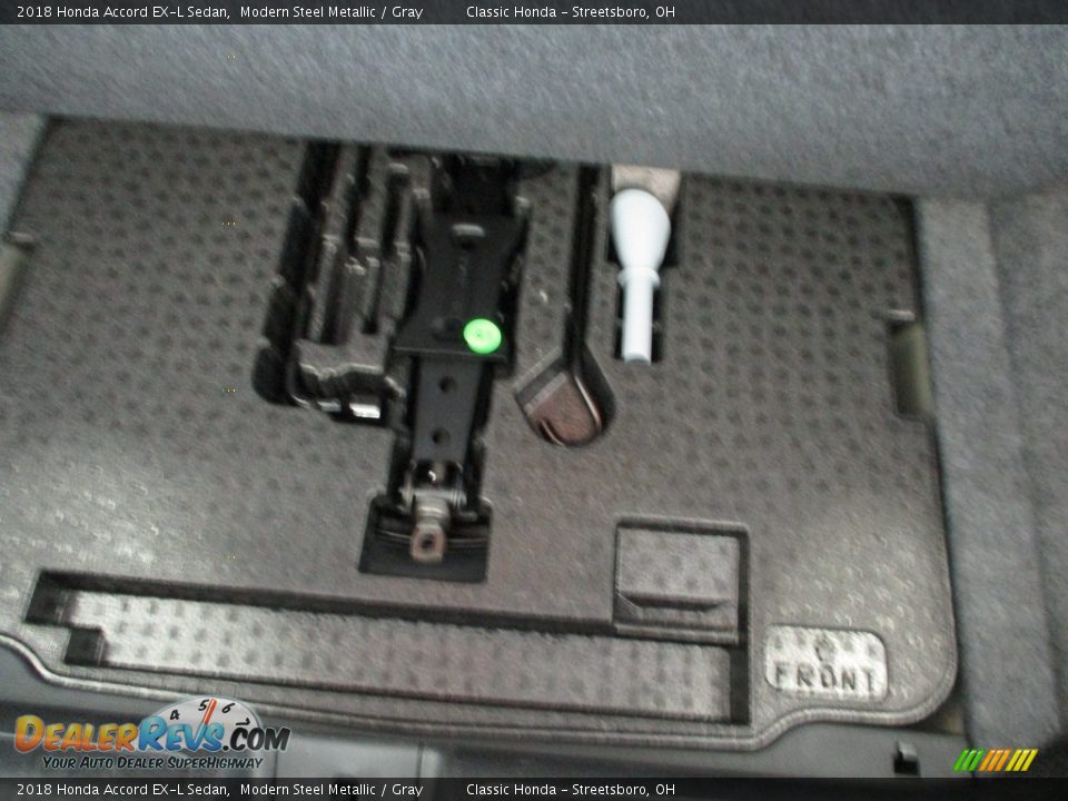 2018 Honda Accord EX-L Sedan Modern Steel Metallic / Gray Photo #12