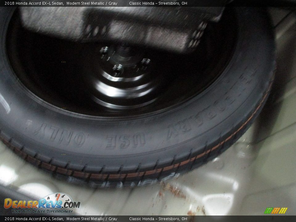 2018 Honda Accord EX-L Sedan Modern Steel Metallic / Gray Photo #13