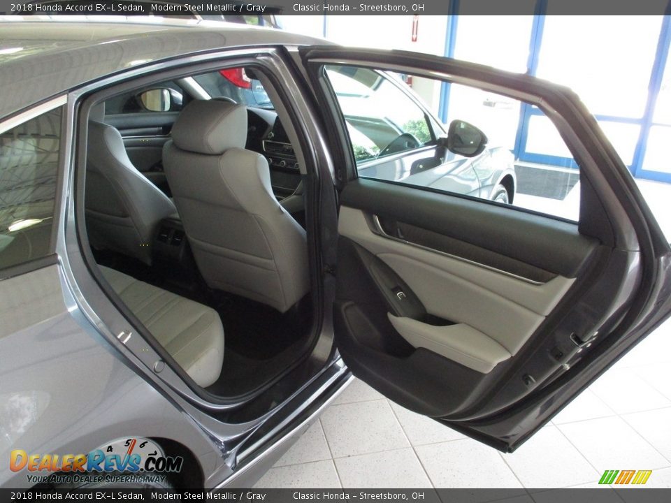 2018 Honda Accord EX-L Sedan Modern Steel Metallic / Gray Photo #19