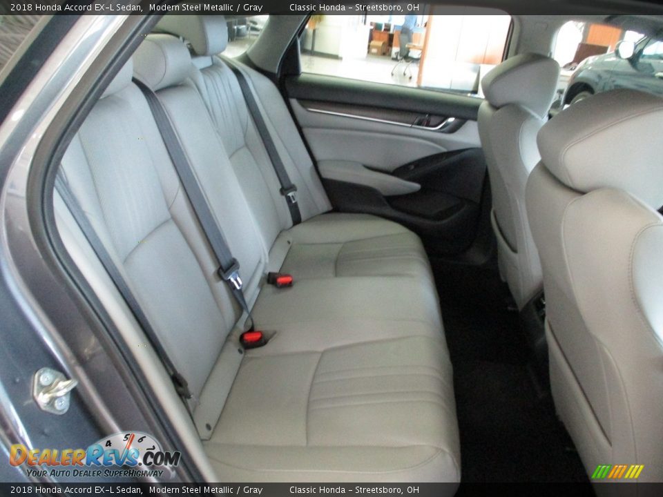 2018 Honda Accord EX-L Sedan Modern Steel Metallic / Gray Photo #20
