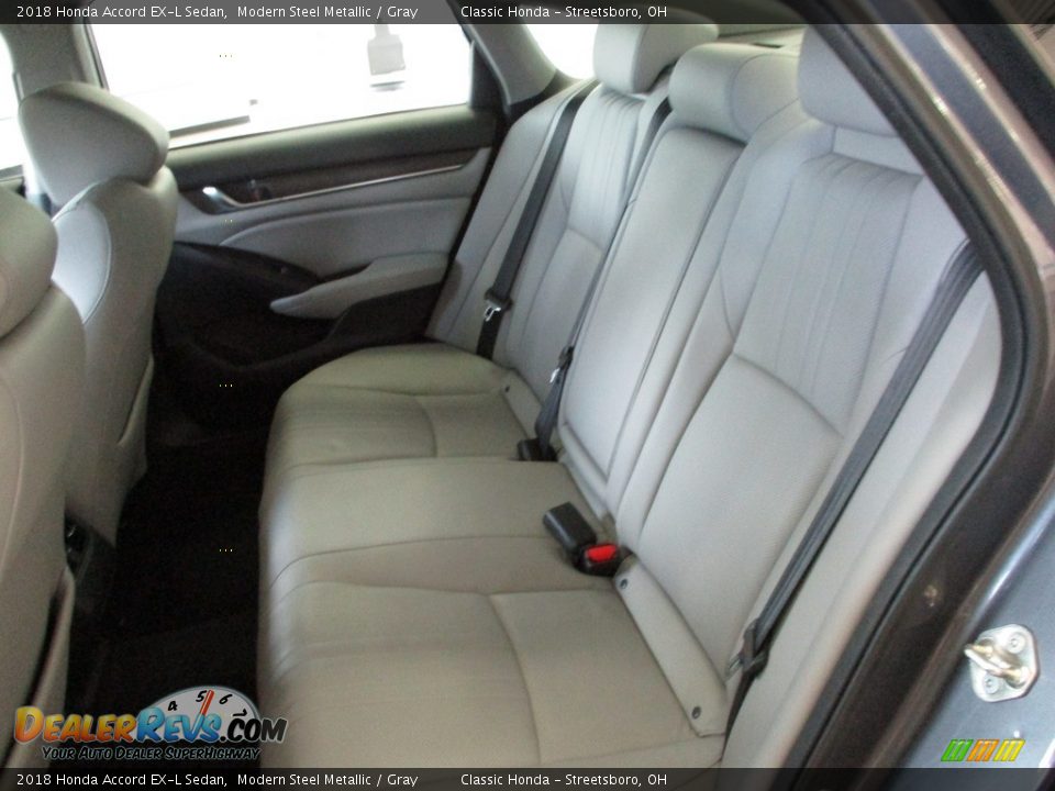 2018 Honda Accord EX-L Sedan Modern Steel Metallic / Gray Photo #22