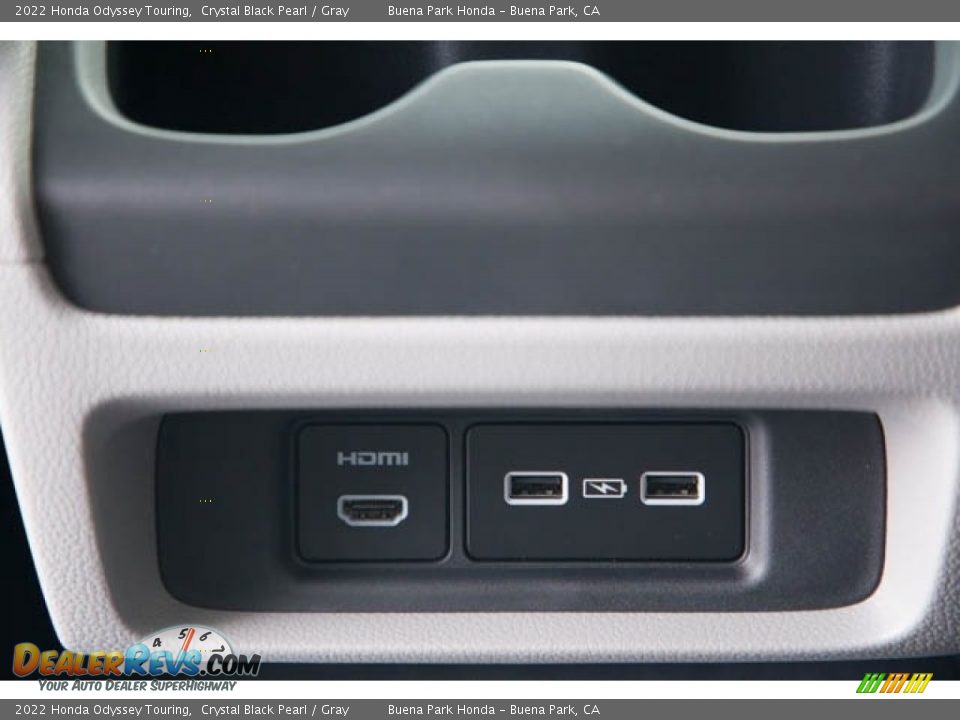 2022 Honda Odyssey Touring Crystal Black Pearl / Gray Photo #25