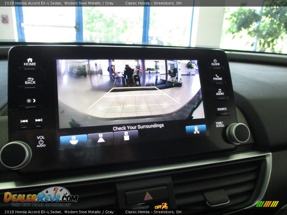 2018 Honda Accord EX-L Sedan Modern Steel Metallic / Gray Photo #33