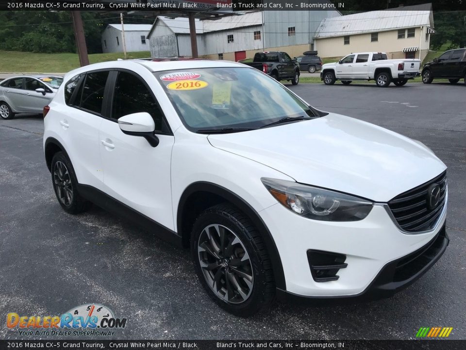 2016 Mazda CX-5 Grand Touring Crystal White Pearl Mica / Black Photo #4