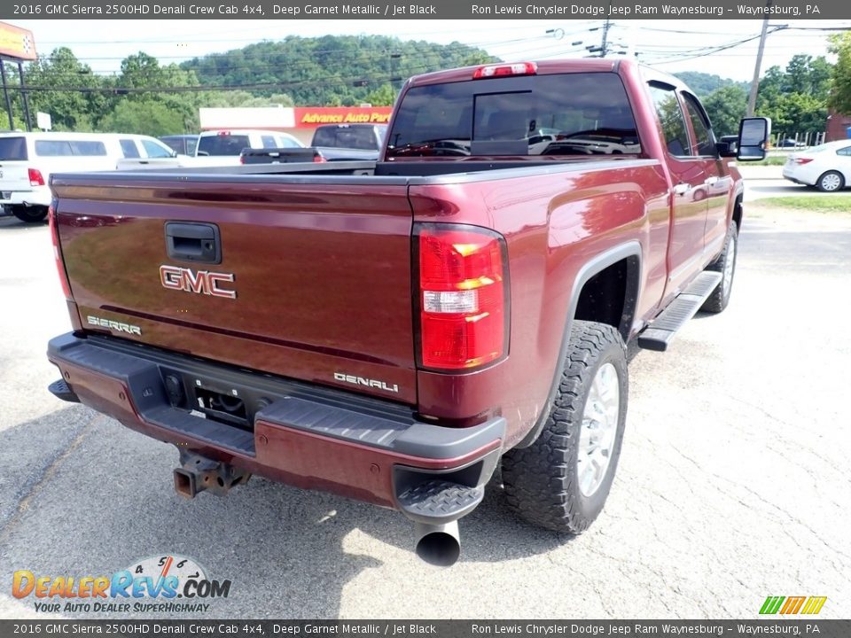 Deep Garnet Metallic 2016 GMC Sierra 2500HD Denali Crew Cab 4x4 Photo #6