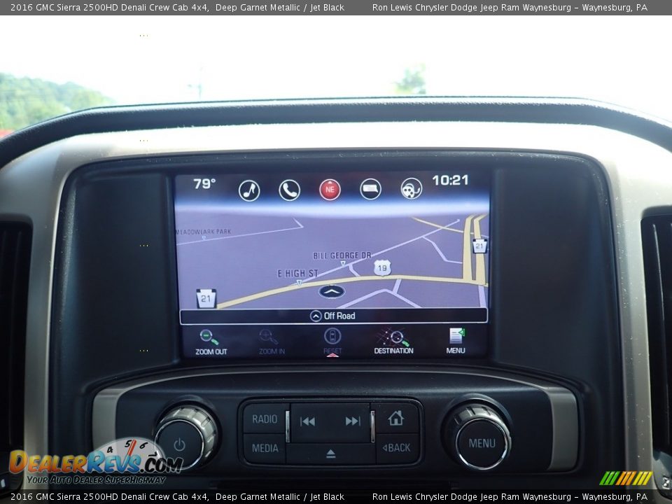 Navigation of 2016 GMC Sierra 2500HD Denali Crew Cab 4x4 Photo #20