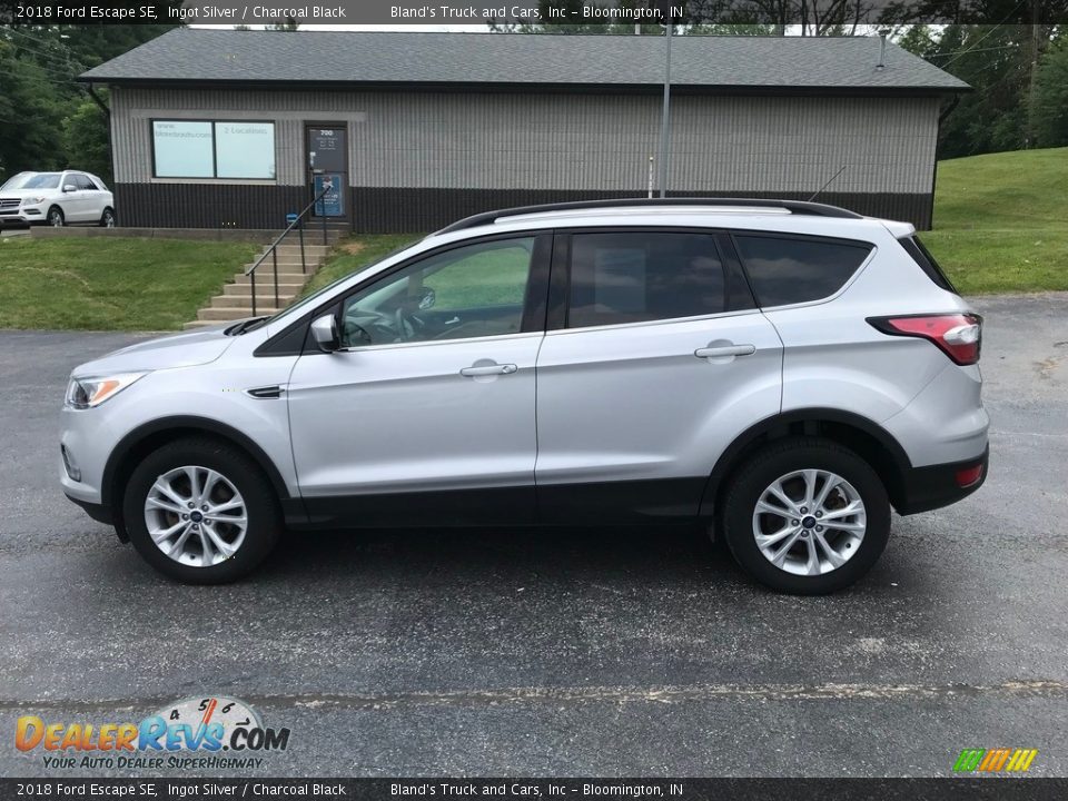 2018 Ford Escape SE Ingot Silver / Charcoal Black Photo #1