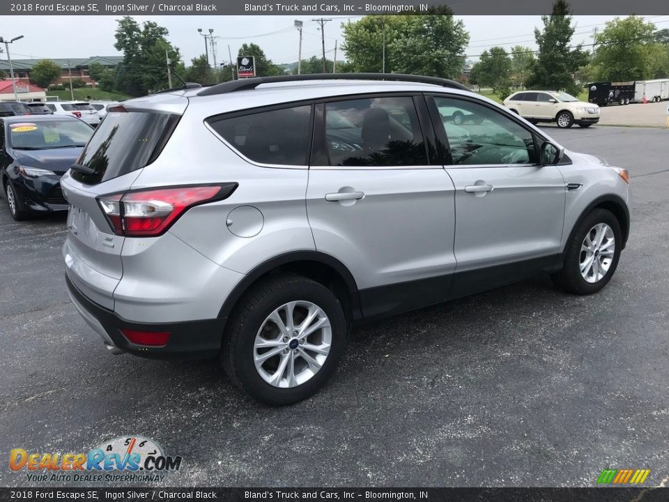 2018 Ford Escape SE Ingot Silver / Charcoal Black Photo #6