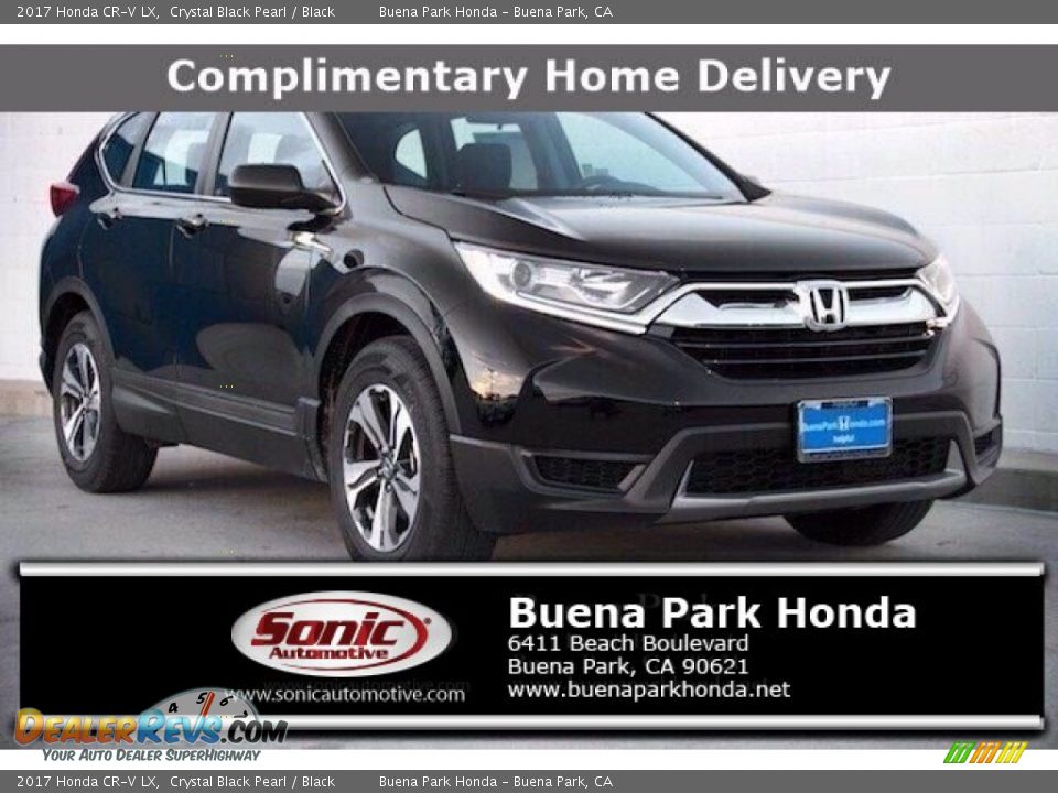 2017 Honda CR-V LX Crystal Black Pearl / Black Photo #1