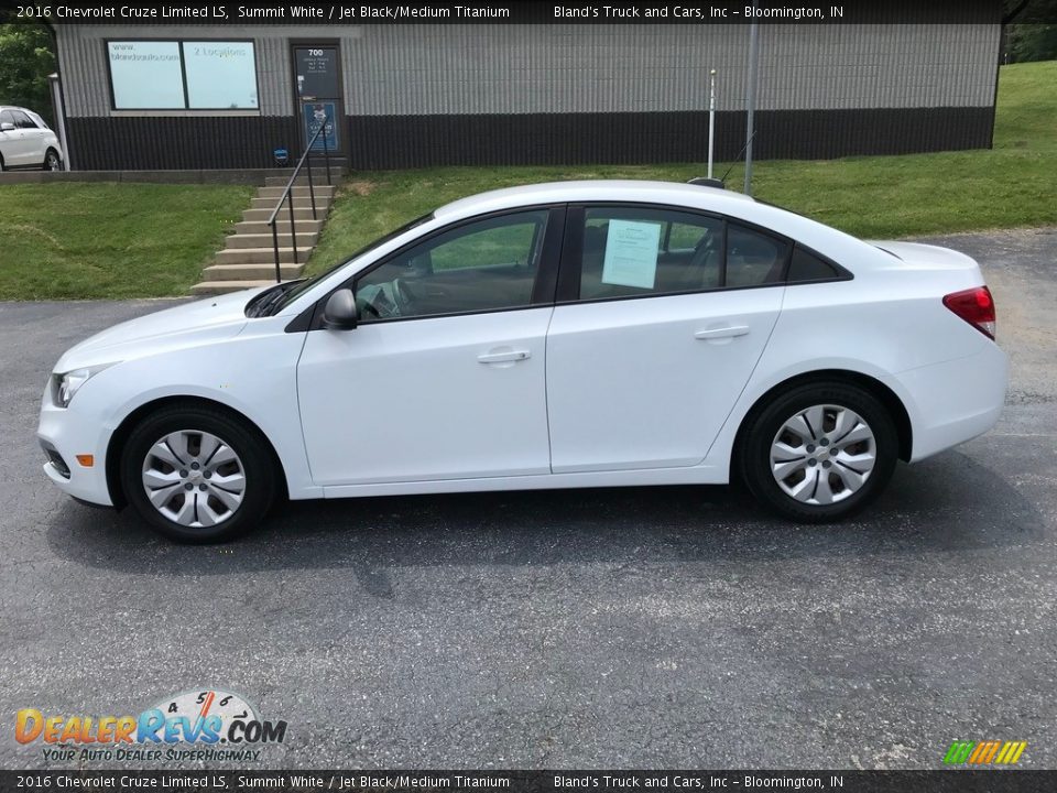 2016 Chevrolet Cruze Limited LS Summit White / Jet Black/Medium Titanium Photo #1